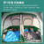 探険者（TAN XIAN ZHE）超大型テントンアウデラックス別荘3-4キャンピングレイン5-8人キャンプ二室ワンルームコース4