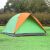 盛源二層ドア開けて、テント2人のカップルテ－ト防風防水キャンプレジカ－アウドアレジャー防水布地網の対流風通しが良いオレンジグリーン