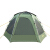 キマラヤキャンピングテテンティア3-4人家族で四季二階建てアルミニウムバー防雨キャンプ大テ家苑軍グリーン軍テートをドライブします。