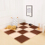明徳Meitokuベージュ色の十字模様アウドアスポーツ家具ベルト型の厚めめめのスプライス子供は、って进むマットPEバブルパッド60*60*2.0 cm（4枚入り）