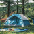 牧高笛(MOBIGARDEN)テントア公園ビーチ3-4人家族と親子の大空間全自動速連厚め公園テン零動経典版-空藍