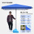 日よけ棚に傘を広げます。アウトアの日よけ傘の正方形の日傘庭傘の大型傘の四方の傘の広げた傘の宝藍2.0*2.0厚めの銀ペースト【防水日よけ】