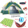 軍緑四窓セット：テント+ハンモック+蚊取り線香の手輪+収納バッグなどのアクセサリー